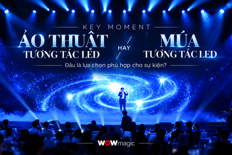 múa tương tác LEd hay ảo thuật tương tác LED