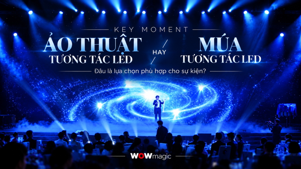 múa tương tác LEd hay ảo thuật tương tác LED